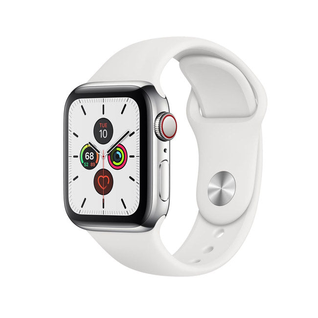 Apple Watch Series 5 40mm GPS + Cellular Stainless Steel (Simlockvrij) - Refurb Phone