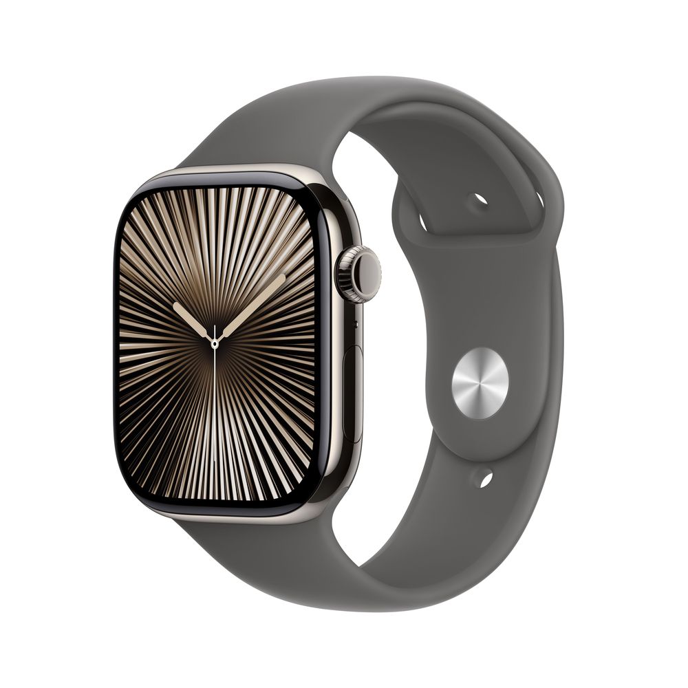 Apple Watch Series 10 46mm Titanium Cellular (Simlockvrij) Titanium Grijs