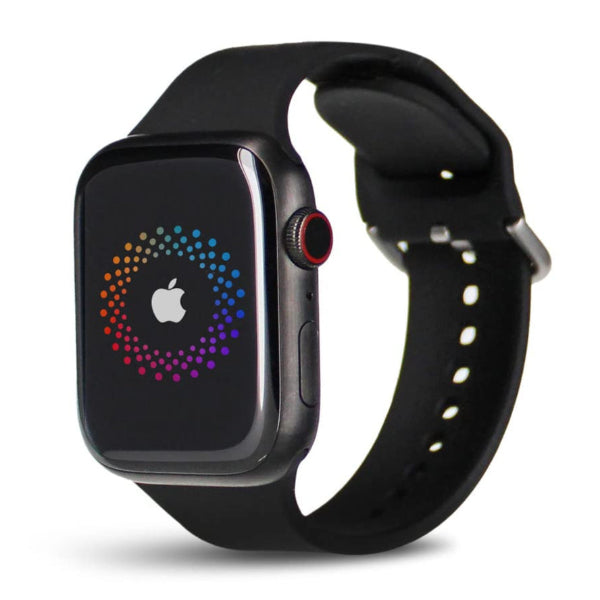 Apple Watch Series 7 41mm Cellular Titanium | Unlocked Zwart