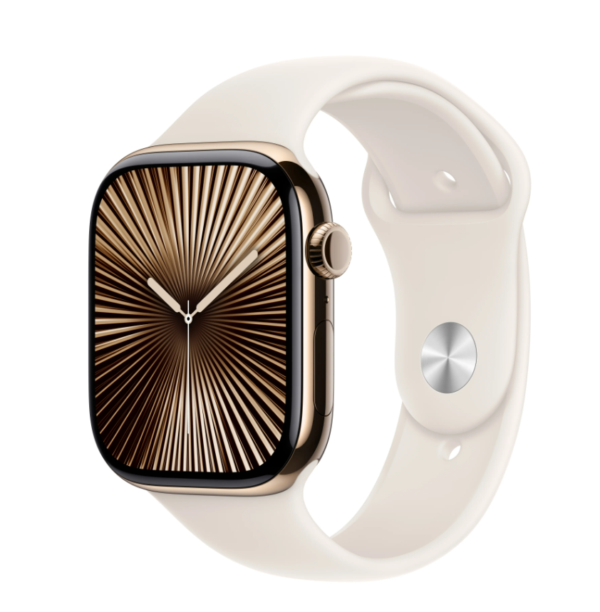 Apple Watch Series 10 46mm Titanium Cellular (Simlockvrij) Goud