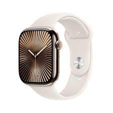 Apple Watch Series 10 46mm Cellular Titanium (Simlockvrij) / SV Goud