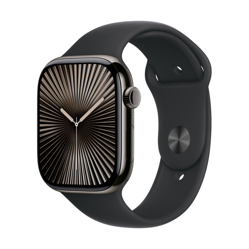 Apple Watch Series 10 46mm Titanium Cellular (Simlockvrij) Zwart