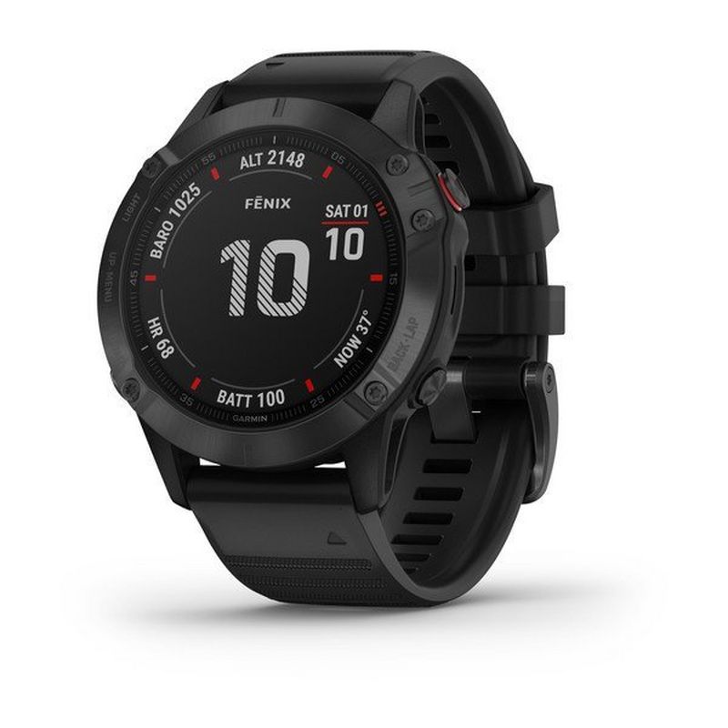 Garmin Fenix 6X Pro Solar Zwart